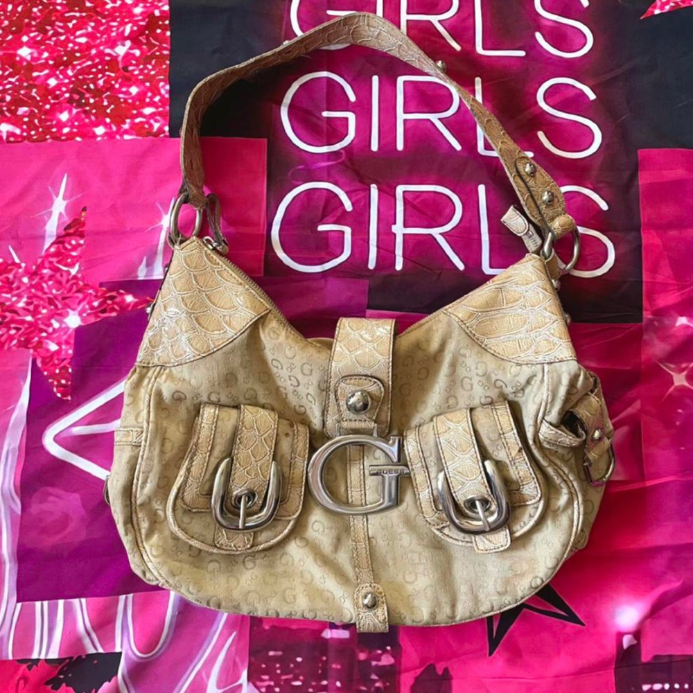 Y2k GUESS monogram purse